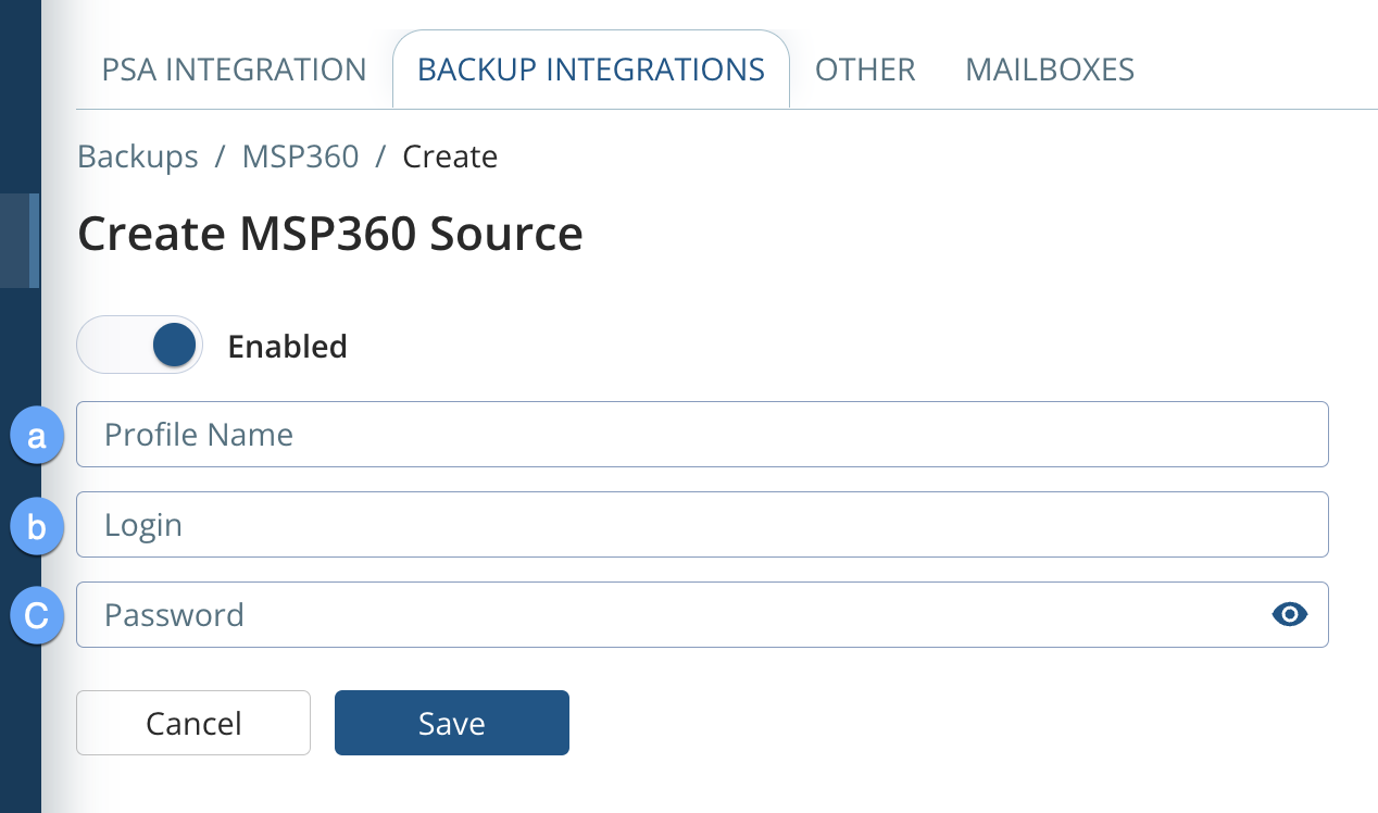 Create MSP360 Source.png