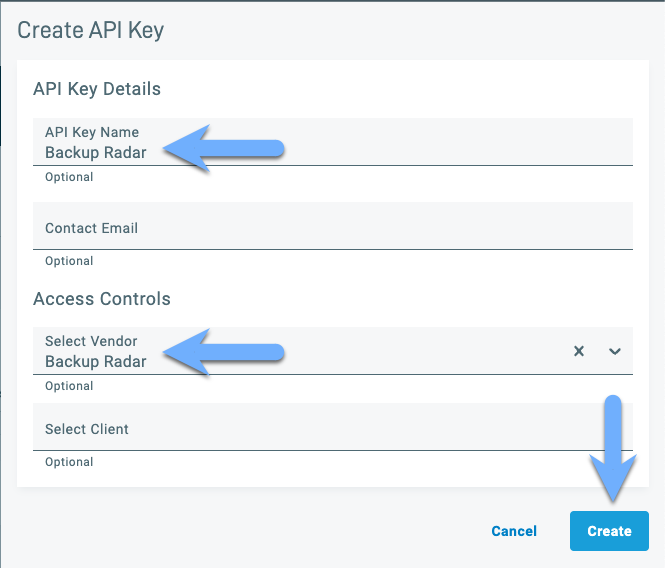 Step 2 - Enter API Key Name and Select Vendor.png
