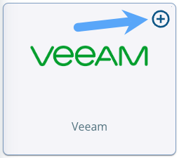 Click + Button on the Veeam Tile.png