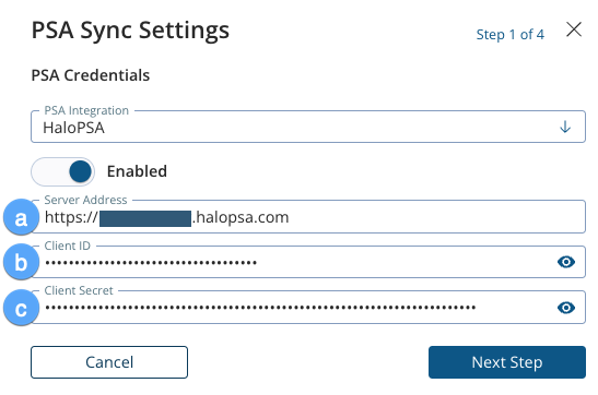 Enter Server Address, Client ID, Client Secret.png