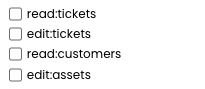 Enable readcustomers, readassets, readtickets, and edittickets, and click Save.png