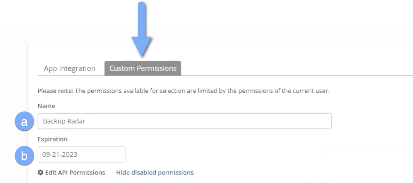Select Custom Permissions and Configure Permissions.png